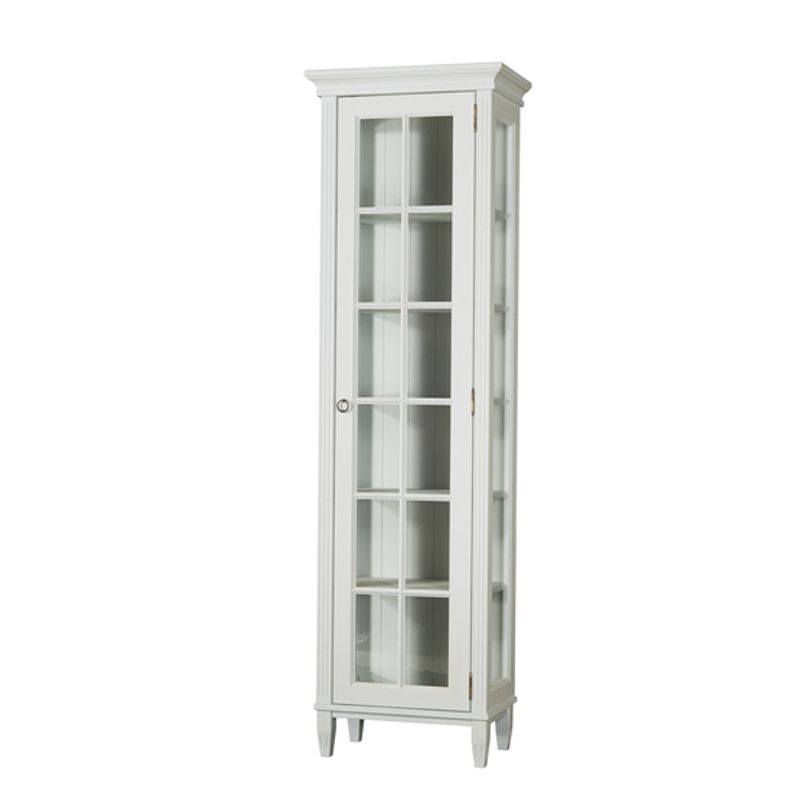 Stockholm Vitrineskap glassider - 533WWG Whitewash