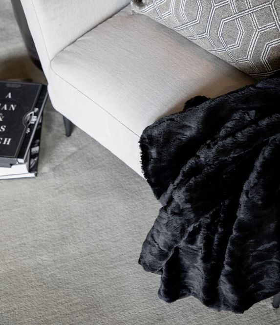 Hovedbilde Pelspledd CELINE  127x150 black