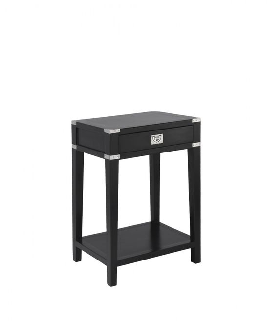 Hovedbilde VERMONT black sidebord / nattbord fra Artwood 
