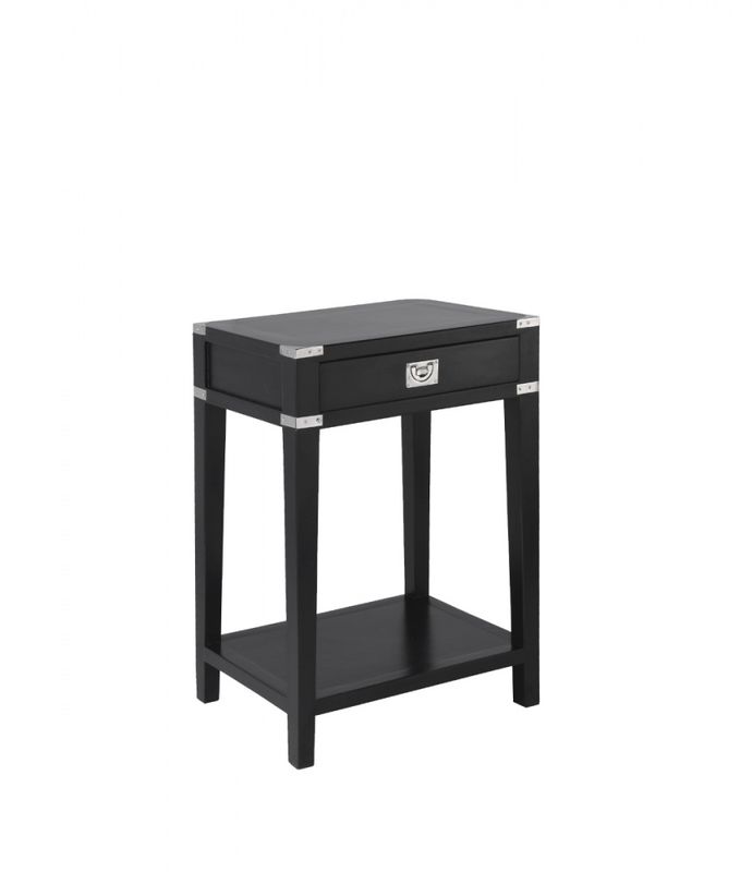 VERMONT black sidebord / nattbord fra Artwood 