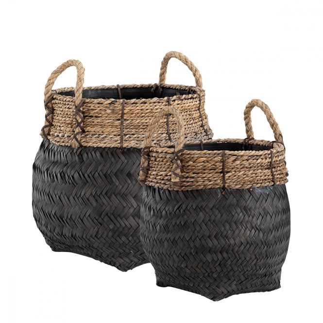 Hovedbilde DAVAO 2-set Round basket black