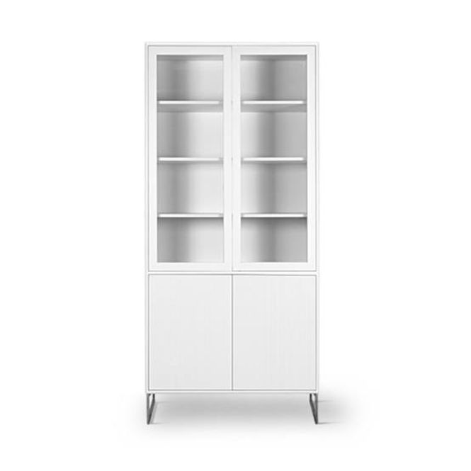 Hovedbilde Line vitrinskap White 6734DB