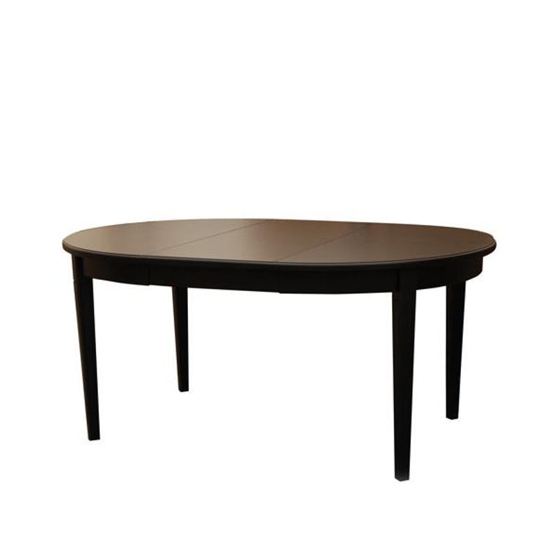 Stockholm spisebord Ø115 cm med 3 ileggsplater 584B 
