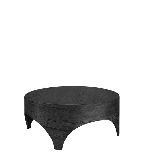 Hovedbilde OWEN sofabord i svart eikefiner 06-88619 Ø90x45h