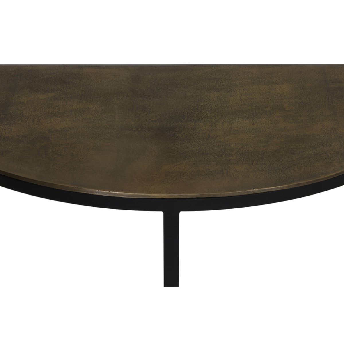  Console 100x42x76 cm PETO raw antique bronze-black 