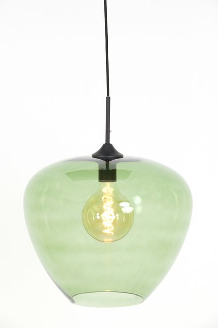 Hovedbilde MAYSON matt black+glass green 2952481