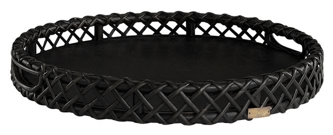 Hovedbilde ASPEN Tray Round Black  06-36119