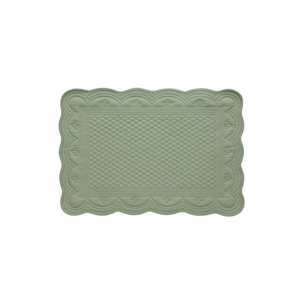 Hovedbilde Estrid placemat 48.5x33.5 cm. sage green 
