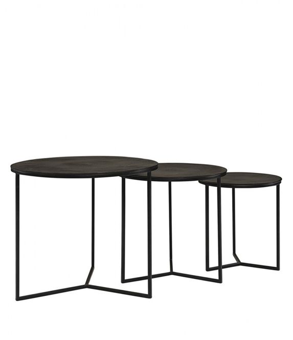 Hovedbilde JUNO 3-SET sofabord svart 06-24519