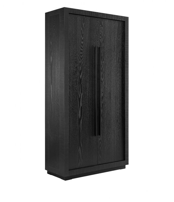 Hovedbilde HUNTER Cabinet panel black  - vitrinekap 