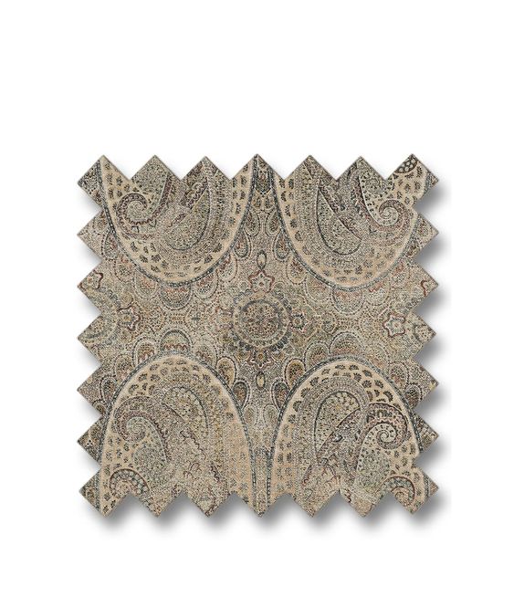 Hovedbilde SHELDON paisley brown T7033-3