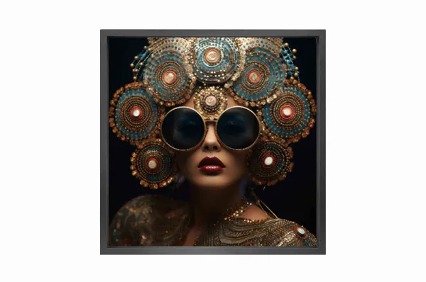 Hovedbilde Canvas 5cm black frame Modern Art sunglasses ...
