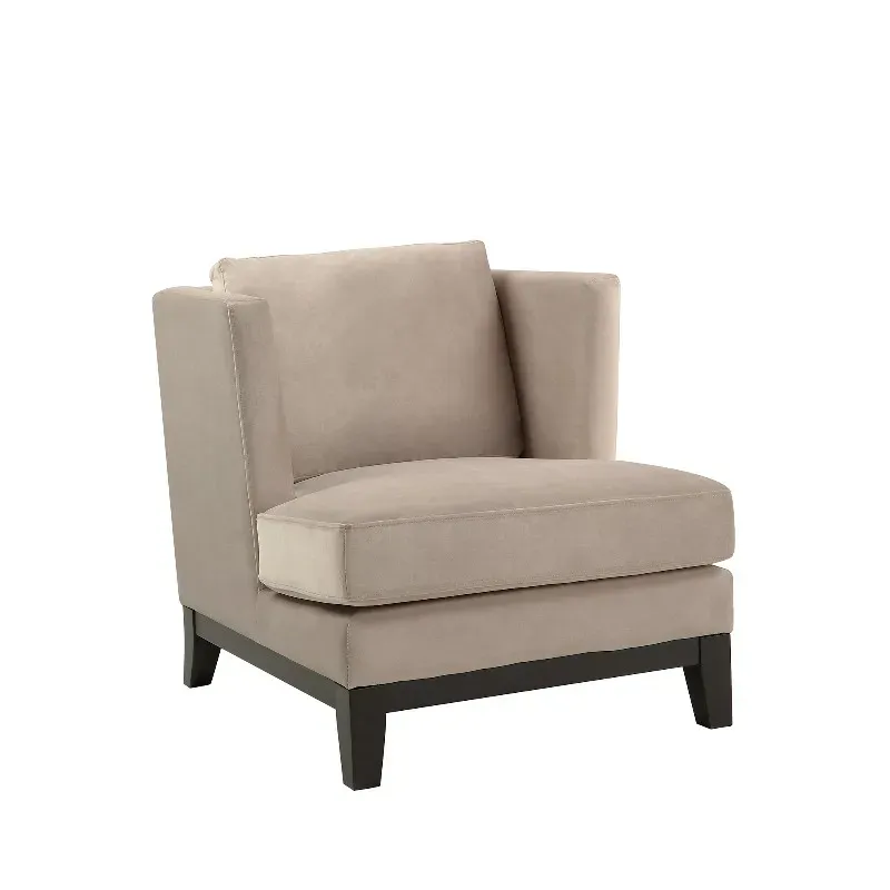 Stol Hamilton B76 D89 H75 Velour Beige Varenr. 1440-A