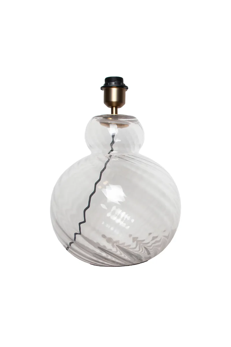 Lily Bordlampe - Klar Swirl 2134