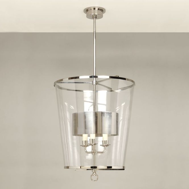 Hovedbilde Zurich Lantern taklampe nickel Code: CL0296.NI