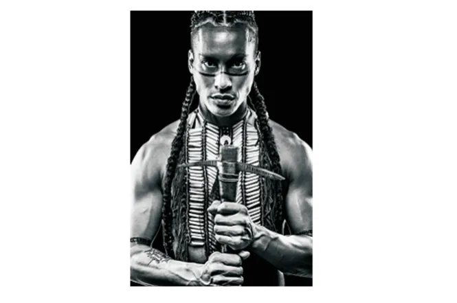 Hovedbilde Glass picture warrior man 80x120 Varenr.10006
