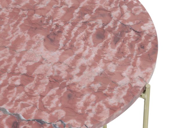 Hovedbilde Sidebord DELON marble pink-gold 6746989 - sett a ...