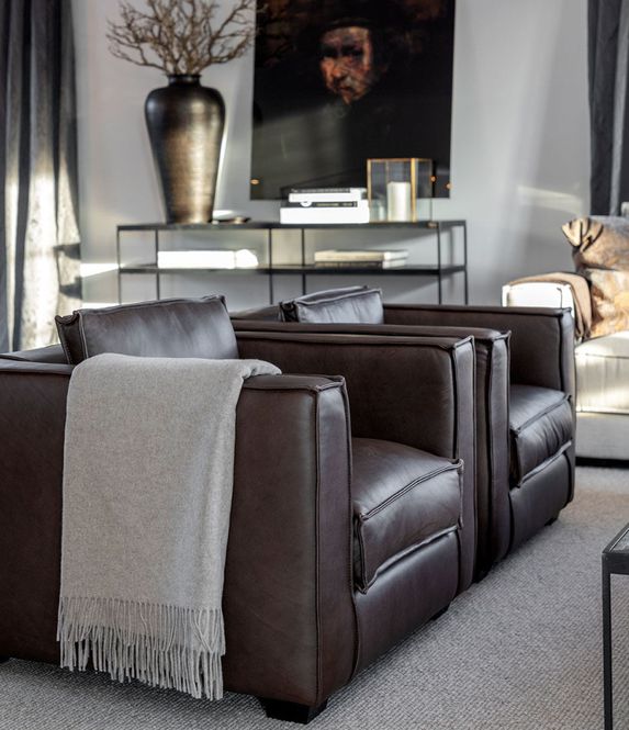 Hovedbilde LIVIGNO pledd  taupe 60-71402