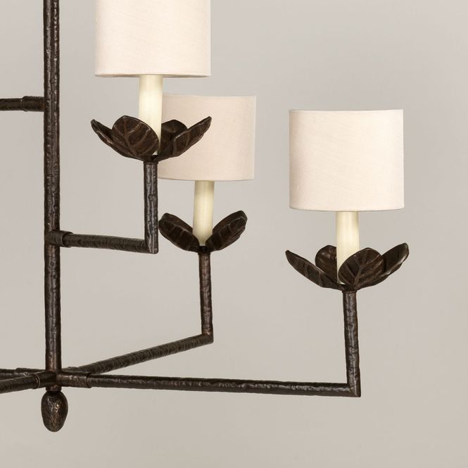 Hovedbilde Colombier Chandelier fra Vaughan in bronze  - ...