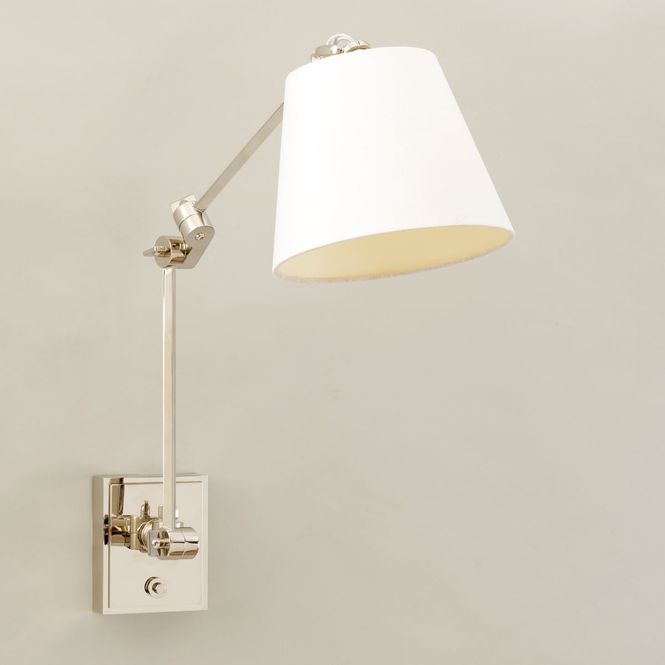 Hovedbilde Upton Wall Light nickel vegglampe WA0237.NA