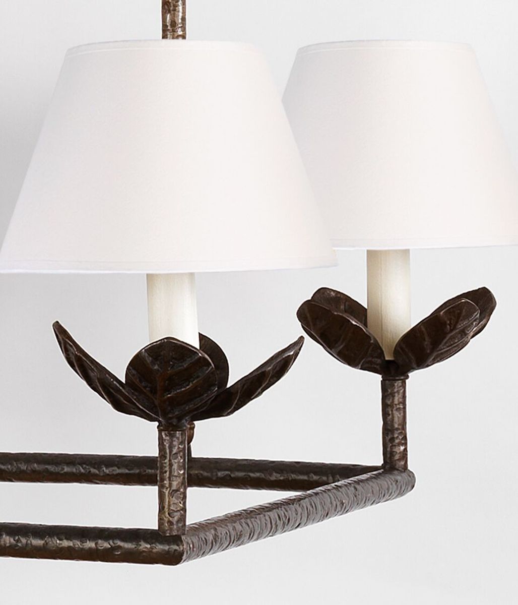 St. Vivienne Leaf Chandelier Code: CL0141.BZ bronze