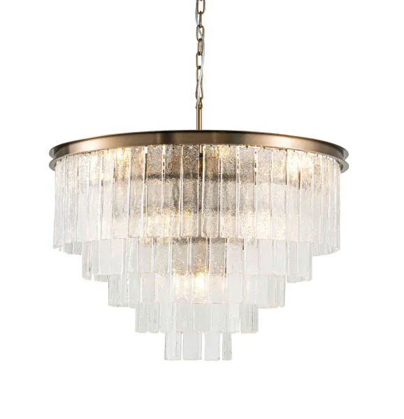 Hovedbilde Taklampe Bradford Ø82cm H55cm 10 lys clear ...