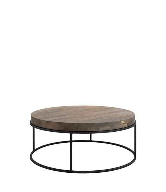 Hovedbilde CARLISLE sofabord Ø90cm x37 h i massiv eik ...