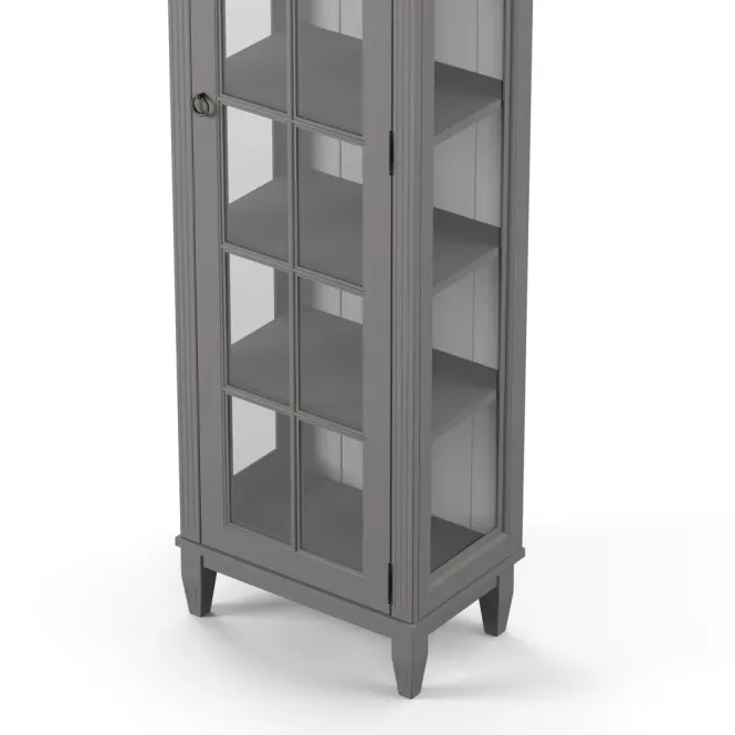 Hovedbilde Stockholm Grey Vitrinskap glassider 533GG