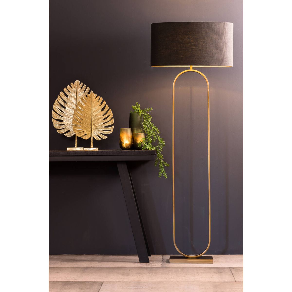  Floor lamp 30x15x142 cm JAMIRI antique bronze  Article number: 