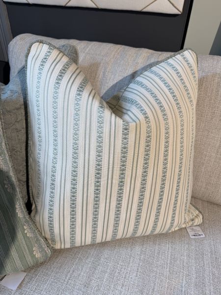 Hovedbilde Putetrekk i stoffet Seaton Stripe col old blue i ...