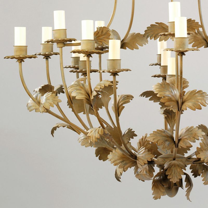 Compiegne Leaf Chandelier taklampe Code: CL0165.GR