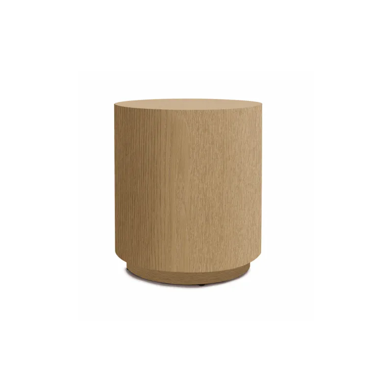  Sidebord Qube Ø50x51cm Natur grov eikefiner  Varenr.     148913
